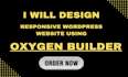 design responsive wordpress website using oxygen builder