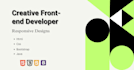 be your creative front end developer