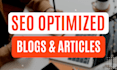 do SEO article writing and blog posts for any niche