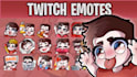 create unique cute custom emotes for your twitch stream