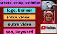 create and setup professional youtube channel