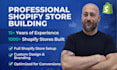 create a professional branded shopify store with custom logo and products