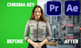 do green screen and replace background, chroma key in your video
