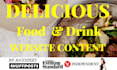 write you food, drink, restaurant or bar SEO website content