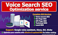 do google voice search SEO optimization for local ranking