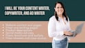 be your content writer, copywriter, and ad writer