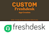 create custom freshdesk app