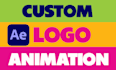 motion graphics custom logo intro