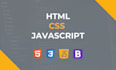 do HTML CSS and javascript tasks
