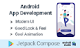 develop android apps with jetpack compose using kotlin and IOS with swift UI