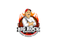 create a beautiful rock BBQ logo design