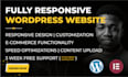 create a responsive wordpress website design