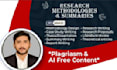 write scientific research methodologies and proposals