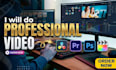 do professional youtube video editing