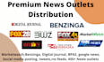 do press release distribution and press release writing