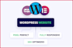 design responsive wordpress website as elementor pro expert, woocommerce expert