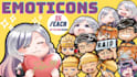 draw cute emoticons and badges for streaming