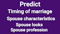 do spouse astrology reading and timing of marriage