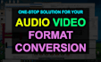 convert video format to any audio