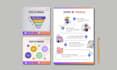 create flowcharts business infographics process flow and diagrams