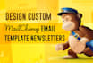 design custom mailchimp email template