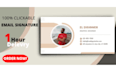 create clickable email signature with fast delivery