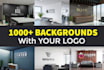 design a custom zoom virtual background with your logo