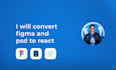 convert figma and psd to react