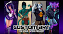 draw your oc or fantasy character with emotion and style