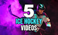 make ice hockey logo intro video animation