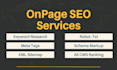 website technical on page SEO for wordpress shopify wix squarespace magento