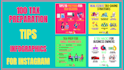 create 100 tax preparation tips infographics for instagram