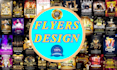 design any party flyers within 6 hours