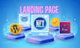 design nft landing page, nft website on wix or wordpress