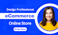 design modern wordpress website and ecommerce online store