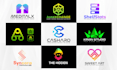 design minimalistic modern nft, web3, startup, tech, software, crypto logo