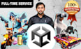 be your unity game developer and project manager for 1 month
