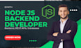 be your node js backend developer
