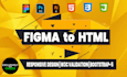 do figma to html psd to bootstrap tailwind css react js landing page