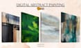 design modern canvas wall art, minimal designs and abstract art