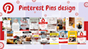 create pinterest design, pin design