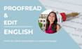 professionally proofread and edit your english writing