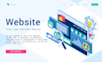 create modern website using HTML, CSS, and js