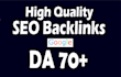 create seo backlinks high da quality dofollow link building google ranking