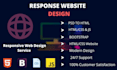 be your front end web developer using HTML CSS bootstrap js