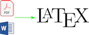 convert any document into latex