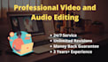do audio and video editing