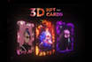 create unique 3d animated nft card, trading cards