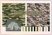 create camouflage seamless print pattern