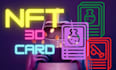 create unique nft trading card, nft 3d card, nft card animation